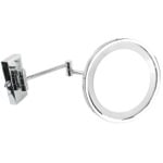 Windisch 99187 Wall Mounted Brass Round Lighted 3x or 5x Magnifying Mirror